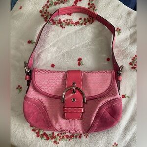 Y2K Vintage Pink Coach Bag/Purse